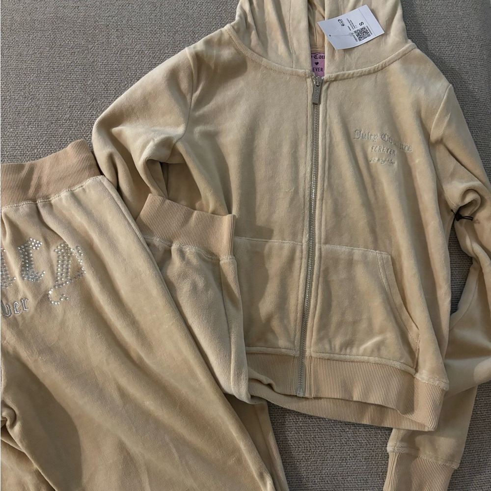NWT Forever 21 x Juicy Couture Pink Velour Jogger